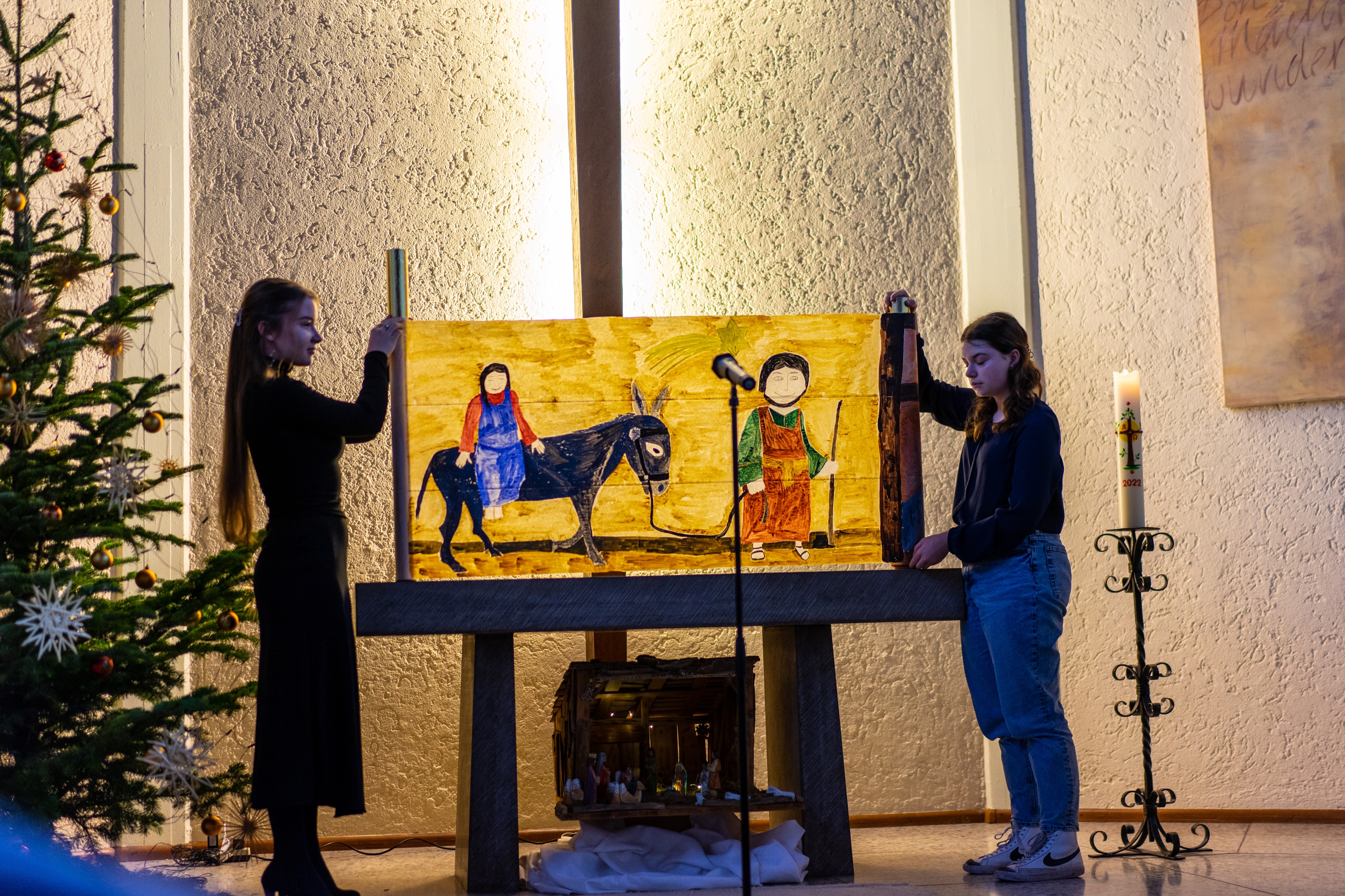 Gottesdienst am Heiligen Abend 2022 um 17.00 Uhr in Albbruck mit Bläsern