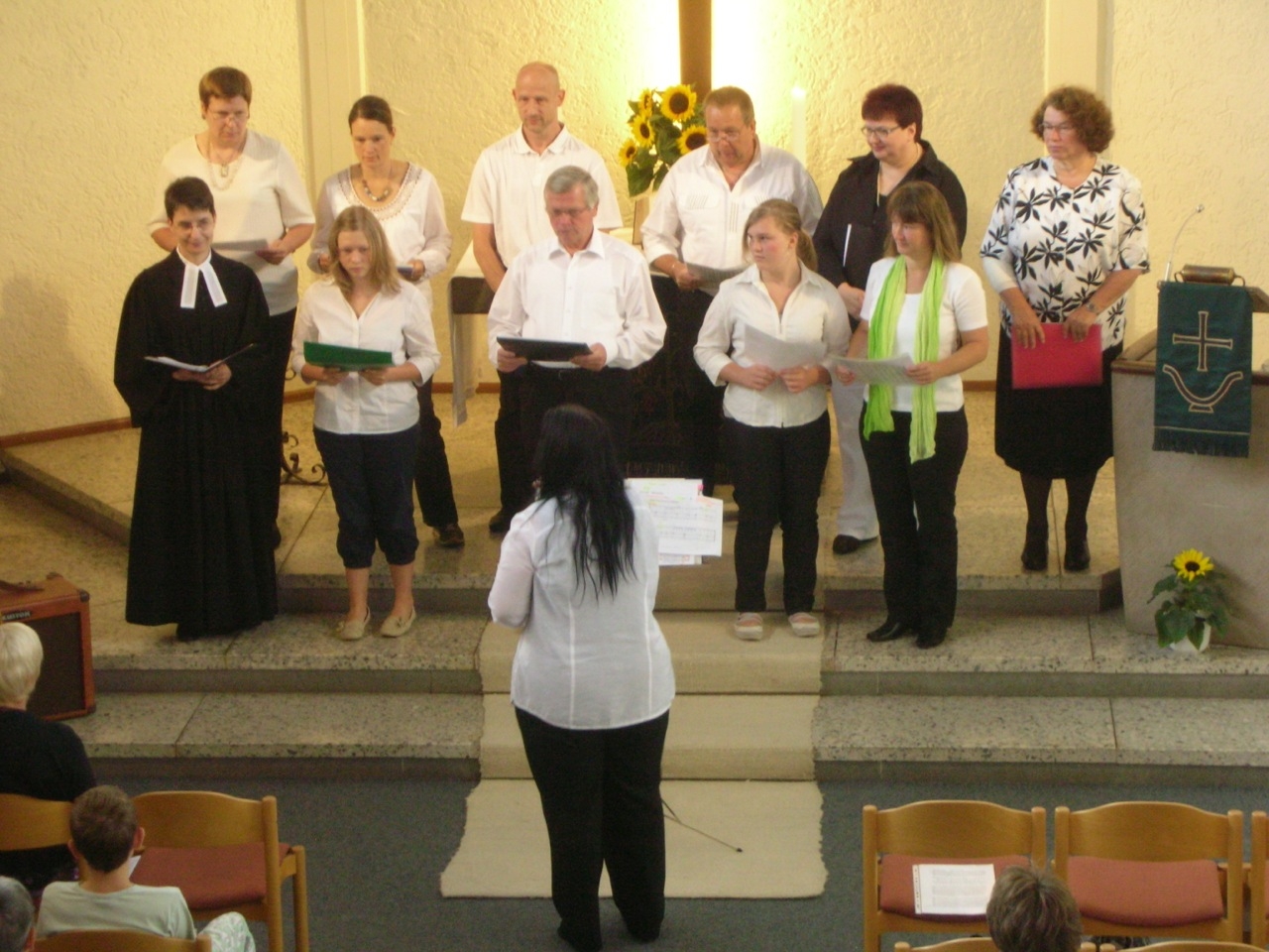 Unser Chor bei seinem Auftritt