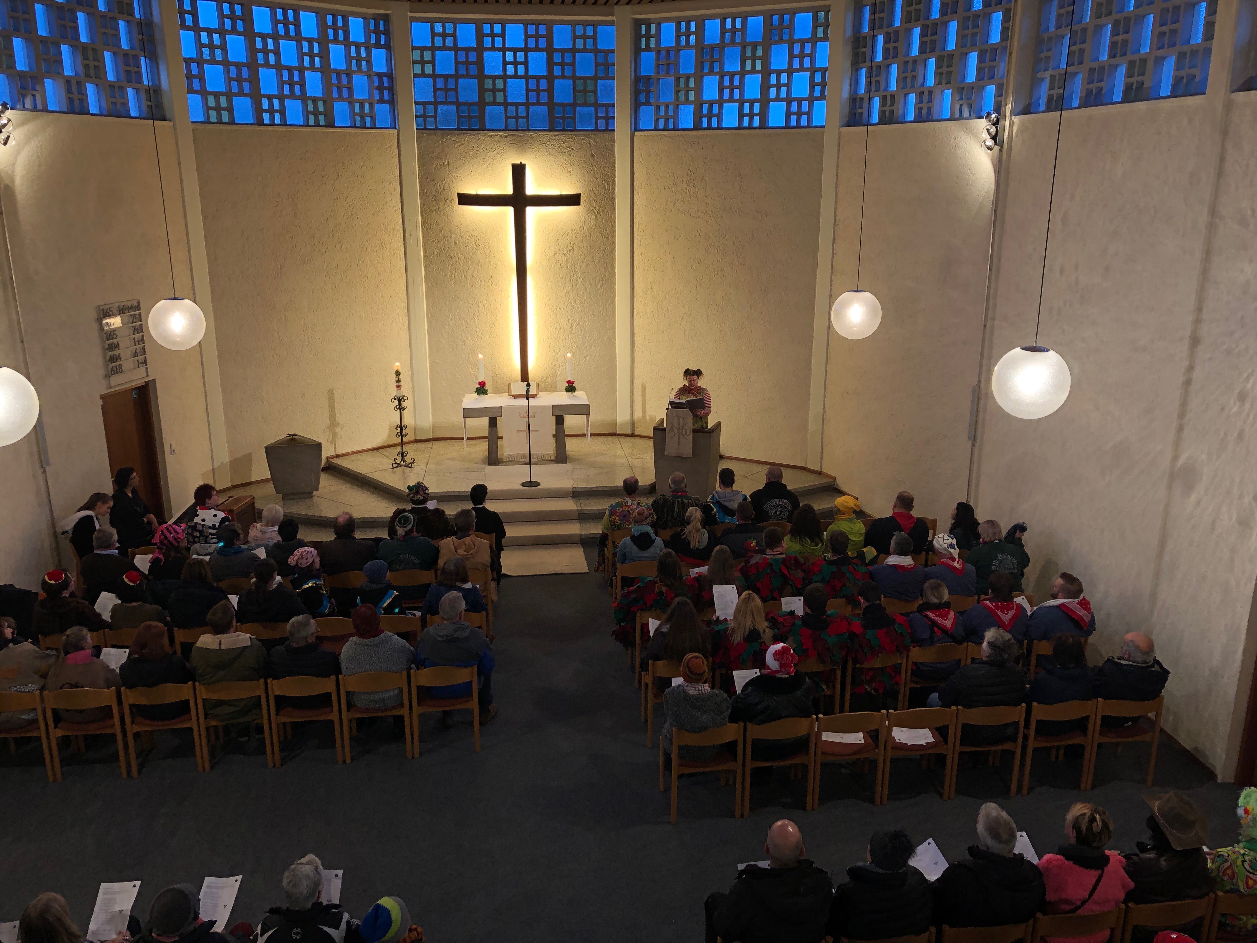 Narrengottesdienst in unserer Kirche am 2.2.19