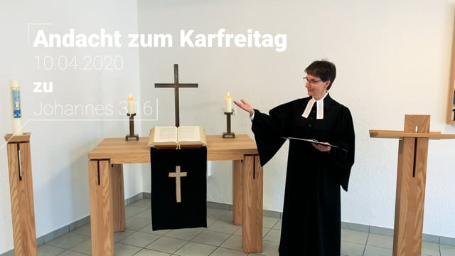 Andacht zum Karfreitag, 10.04.2020