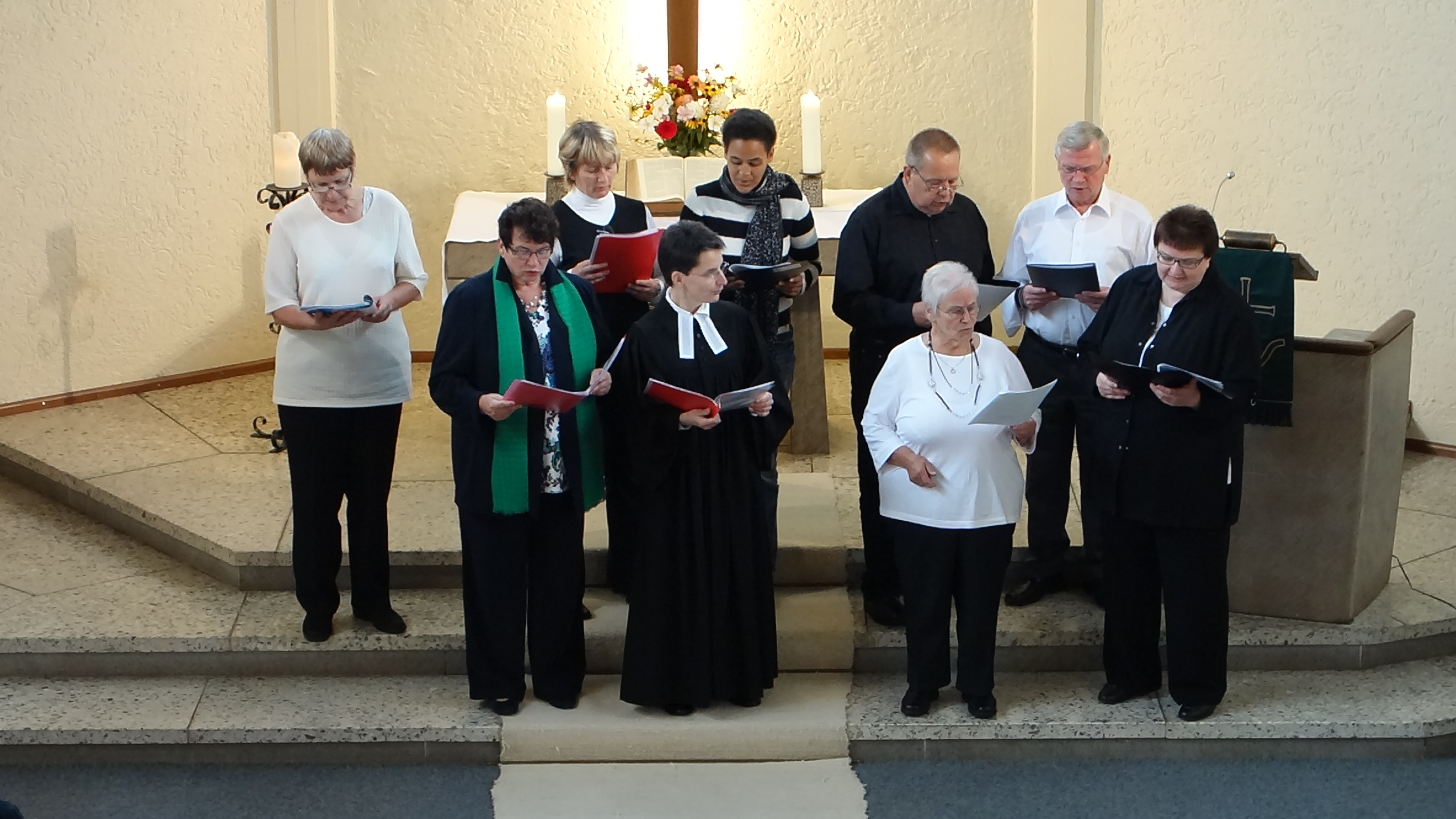 Unser Chor bei seinem Auftritt am 15.09.2013