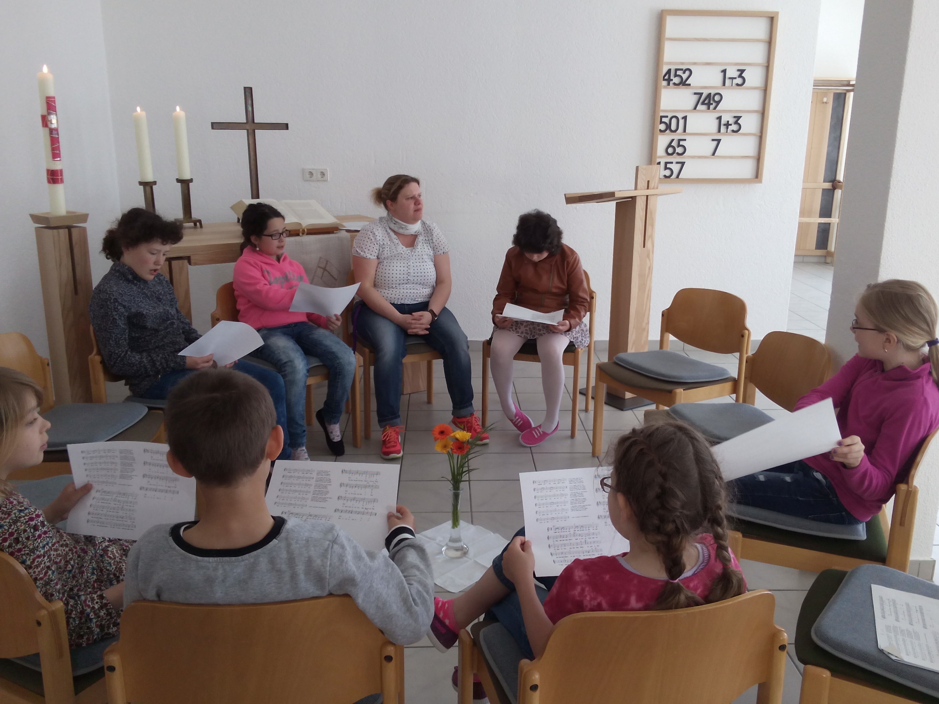 Kindergottesdienst in Görwihl am 08. Mai 2016