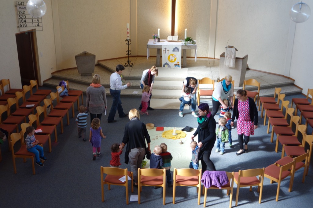 Krabbelgottesdienst am 23. April 2015